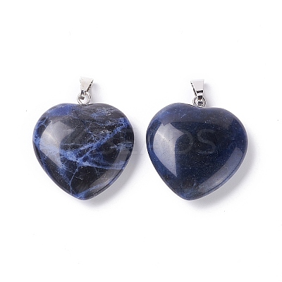 Natural Sodalite Pendants G-G956-B39-FF-1