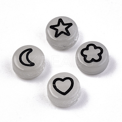 Luminous Acrylic Beads LACR-N001-003-1