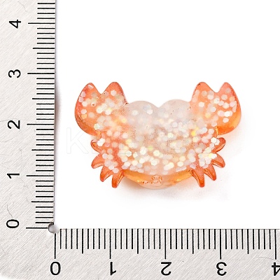 Marine Organism Theme Resin Cabochons RESI-Q010-01A-1