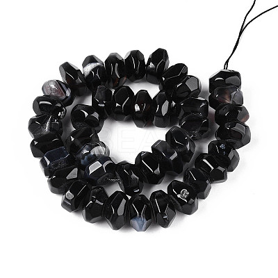 Natural Agate Beads Strands G-N356-01A-01-1