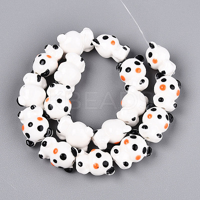 Handmade Porcelain Bead Strands PORC-N011-02A-1