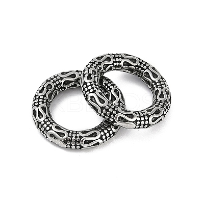 Snake Ring 316 Surgical Stainless Steel Hoop Nose Rings EJEW-G416-19A-AS-1