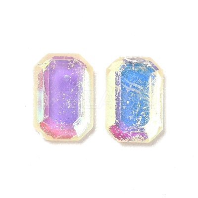 Flat Back Resin Rhinestone Cabochons MRMJ-T047-07C-1