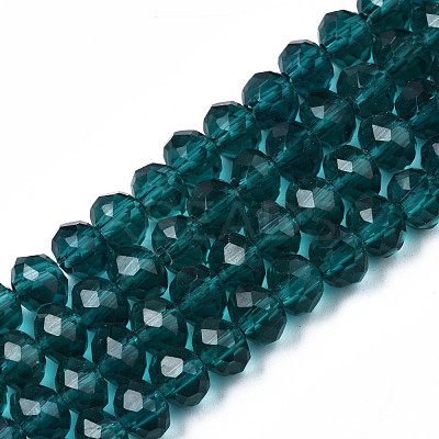 Glass Beads Strands EGLA-A034-T6mm-D27-1
