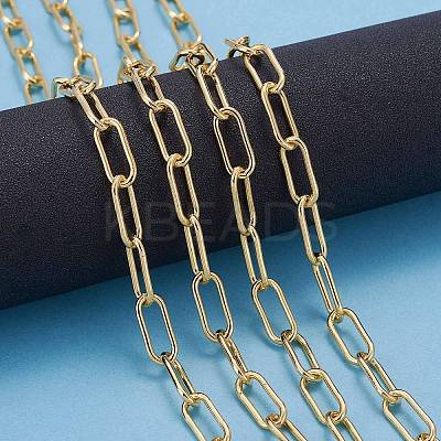 Brass Paperclip Chains CHC-G007-01G-1