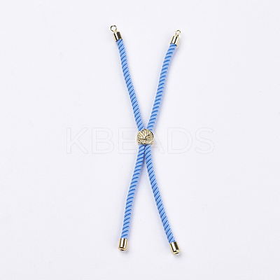 Nylon Twisted Cord Bracelet Making MAK-F018-03G-RS-1