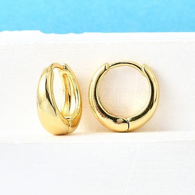 Brass Chunky Hoop Earrings for Women LS-EJEW-G297-20G-1