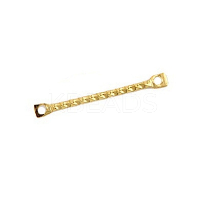 Brass Connector Charms KK-TAC0017-03A-G-1