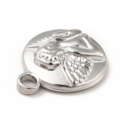 Non-Tarnish 304 Stainless Steel Pendants LS-STAS-P312-08P-1