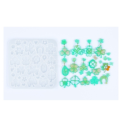 Clover Series DIY Silicone Ornaments Molds LS-SIMO-R012-01A-1