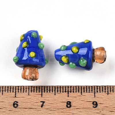 Handmade Lampwork Bumpy Beads X1-LAMP-T022-02A-02-1