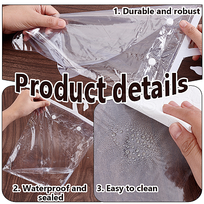 PVC Hanging Underwear Clothing Bags with Hanger AJEW-WH0596-500-1