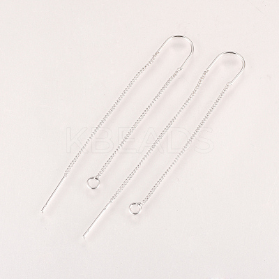 Brass Stud Earring Findings KK-Q735-364P-1