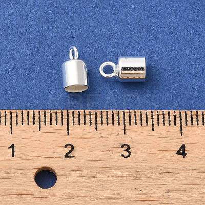 925 Sterling Silver Cord Ends STER-F032-09S-4mm-1