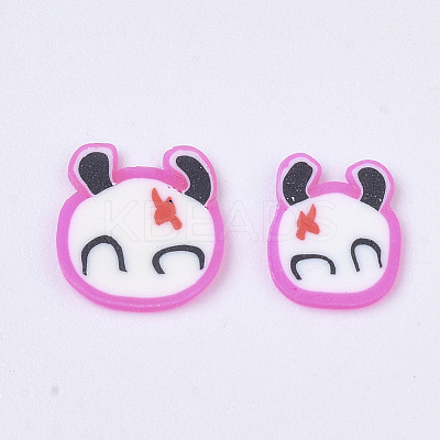 Handmade Polymer Clay Cabochons LS-CLAY-R087-18-1