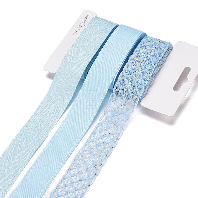9 Yards 3 Styles Polyester Ribbon SRIB-A014-E01-1