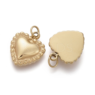 Ion Plating(IP) 304 Stainless Steel Charms STAS-F256-030G-1