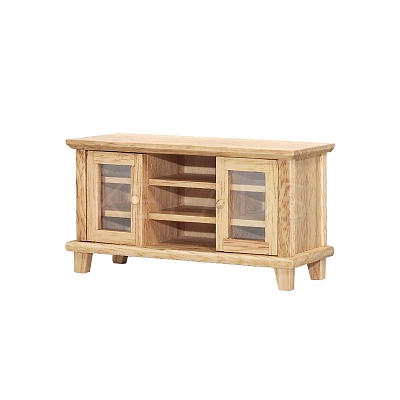 Wood TV Cabinet Ornaments PW-WG49800-01-1