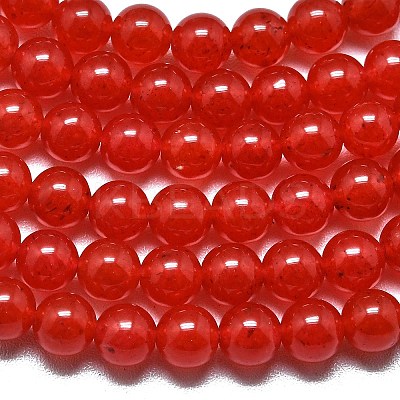 Natural Malaysia Jade Beads Strands G-L645-C01-6mm-16-1