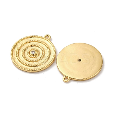 Brass Micro Pave Cubic Zirconia Pendants KK-D388-08G-1