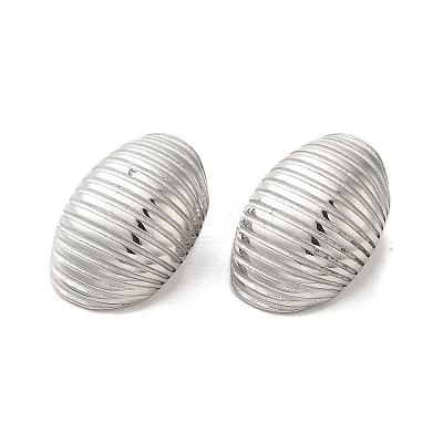 Non-Tarnish 304 Stainless Steel Stud Earrings EJEW-Q796-03P-1
