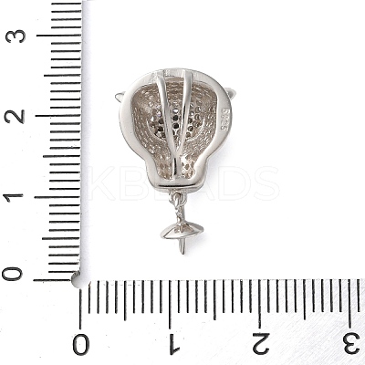 925 Sterling Silver Peg Bail Pendants STER-M092-01P-02-1