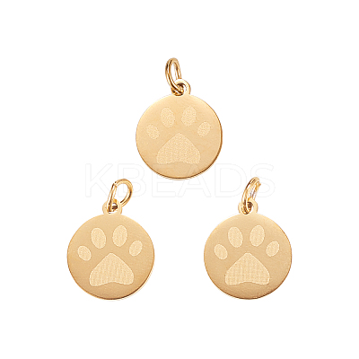 201 Stainless Steel Pet Charms STAS-CJ0001-97G-1