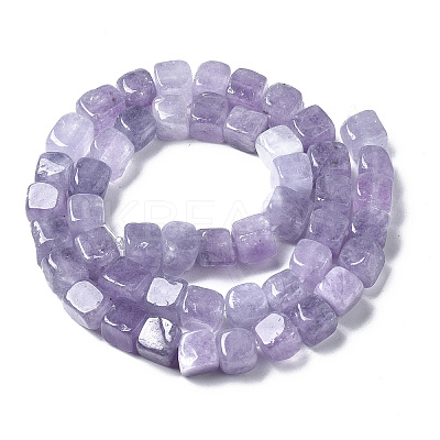 Dyed Natural White Jade Beads Strands G-S364-083A-04-1