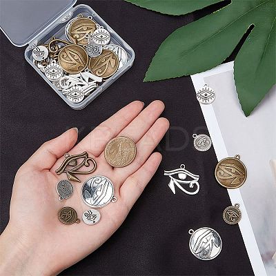 Tibetan Style Alloy Pendants TIBEP-SC0001-54-1