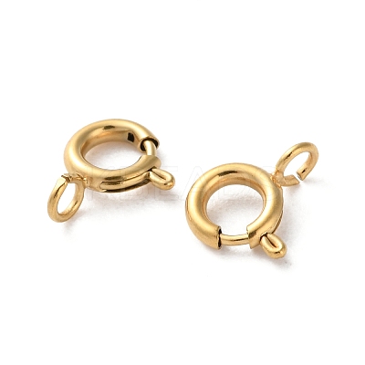 Ion Plating(IP) 304 Stainless Steel Spring Ring Clasps LS-X-STAS-C114-04A-G-1