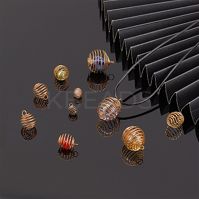 DIY Wire Pendants Necklaces Kits DIY-PH0003-04-1