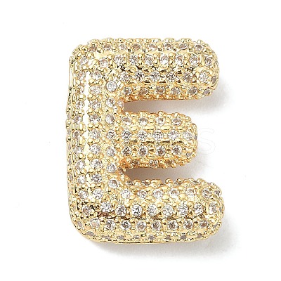 Rack Plating Brass Micro Pave Cubic Zirconia Pendants KK-Q790-01E-G-1
