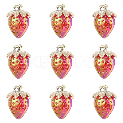 10Pcs Transparent Acrylic Pendants MACR-FS0002-08C-1