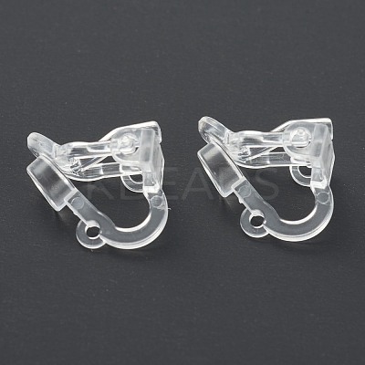 Eco-friendly Plastic Clip-on Earring Findings KY-G013-01B-1