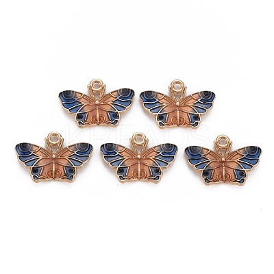 Alloy Enamel Pendants ENAM-N055-014A-NR-1