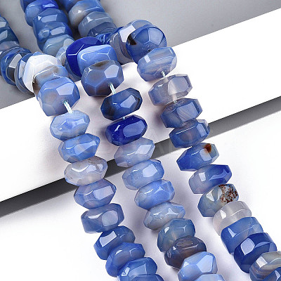 Natural Agate Beads Strands G-N356-01A-15-1