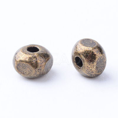Tibetan Style Alloy Spacer Beads X-TIBE-Q063-25AB-NR-1