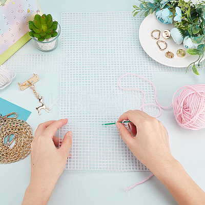 Plastic Shoulder Bag Making Kits DIY-WH0210-51-1