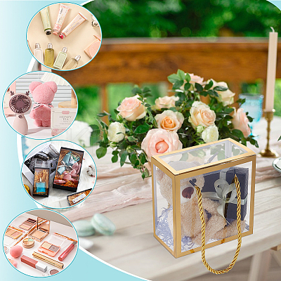 Foldable Hot Stamping Transparent PVC Packaging Boxes LS-CON-WH0123-24B-02-1