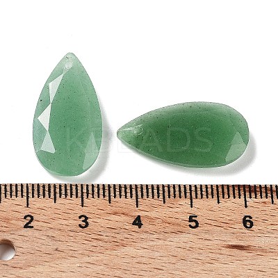 Natural Green Aventurine Faceted Pendants X-G-D082-01I-1