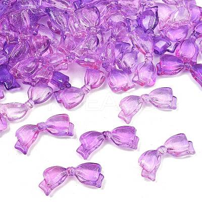 Two-Tone Transparent Acrylic Beads AC-CBAE44E-02A-07-1