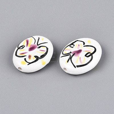 Handmade Porcelain Beads PORC-T134-09-1