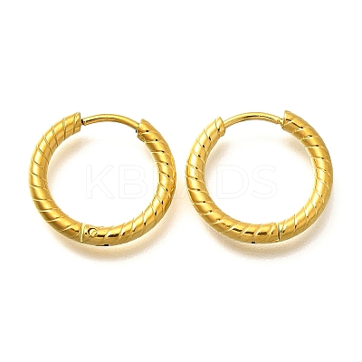 304 Stainless Steel Hoop Earrings for Women EJEW-M068-11C-G-1