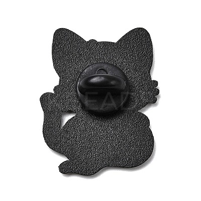 Cat Playing Yarn Ball Enamel Pins JEWB-I055-05EB-08-1