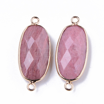 Natural Rhodochrosite Links Connectors G-R472-03G-1