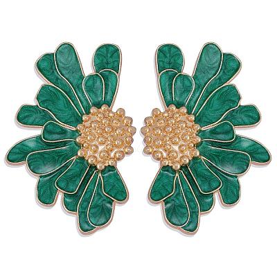 Vintage Flower Stud Earrings for Women JE1095B-1