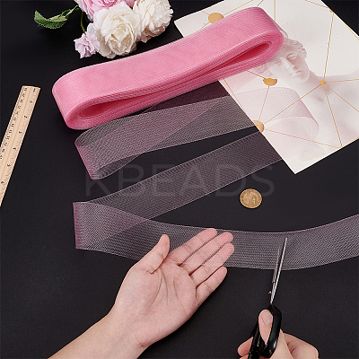 Polyester Hard Horsehair Braid Boning OCOR-WH0082-242C-1