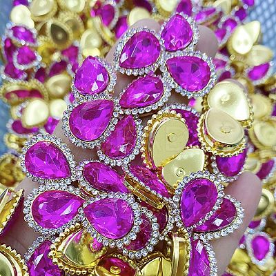 Teardrop Sew on Rhinestone FIND-WH0135-66F-1