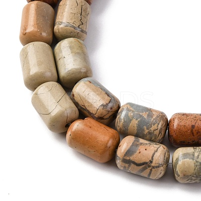 Natural Aqua Terra Jasper Beads Strands G-L624-C03-12x8mm-1