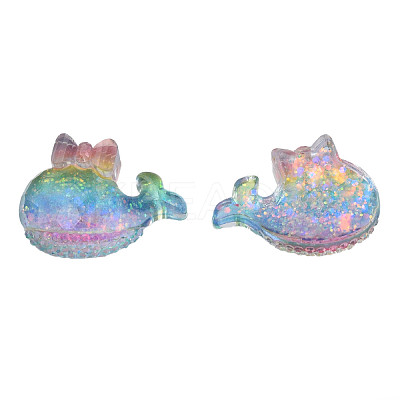 Transparent Epoxy Resin Decoden Cabochons CRES-N034-48-1
